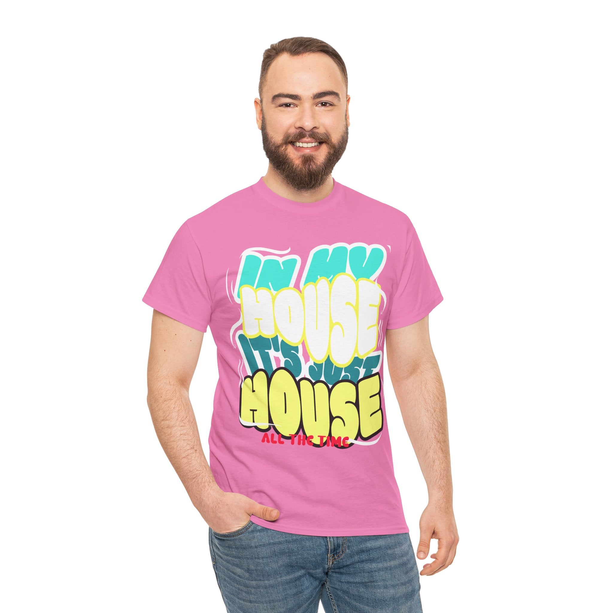 "In My House" Retro DJ House Music Tee