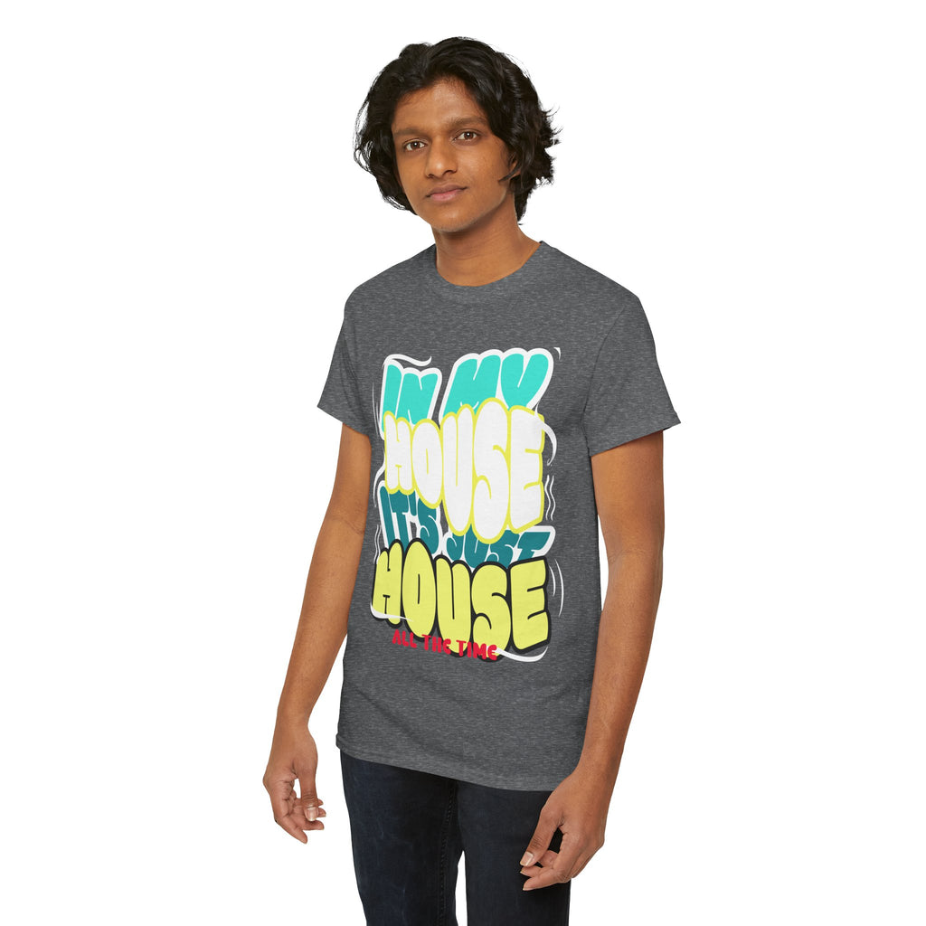 "In My House" Retro DJ House Music Tee