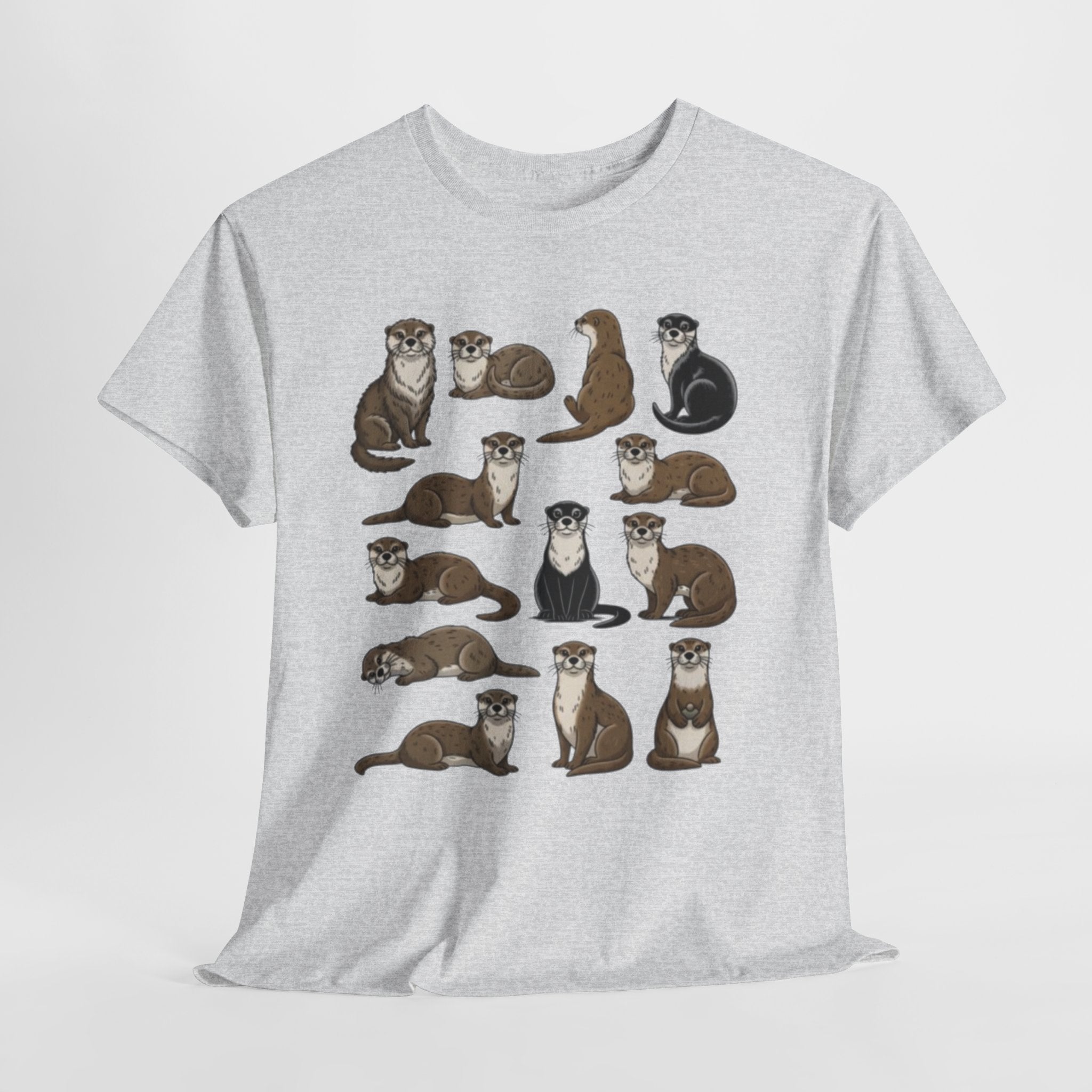 Cute Otter Illustration Tee