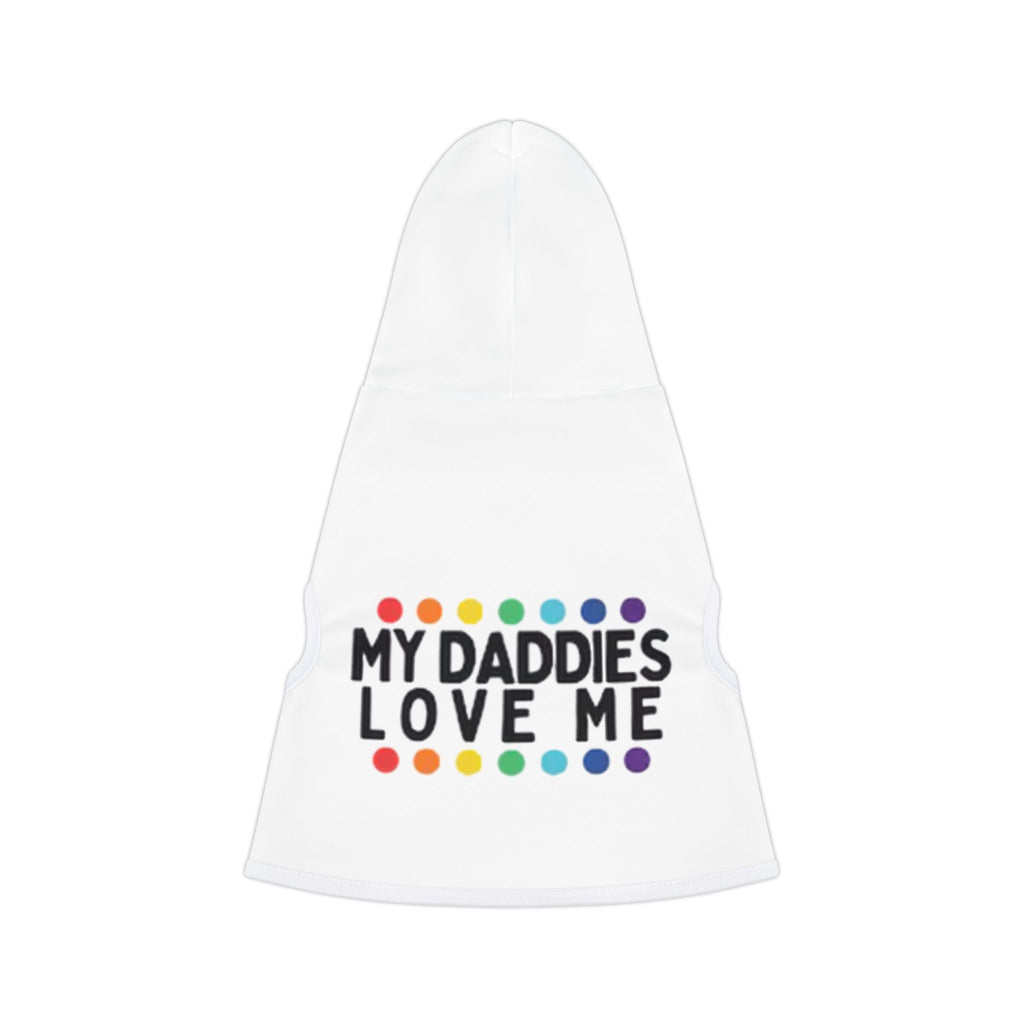 "My Daddies Love Me" Rainbow Pride Dog Hoodie