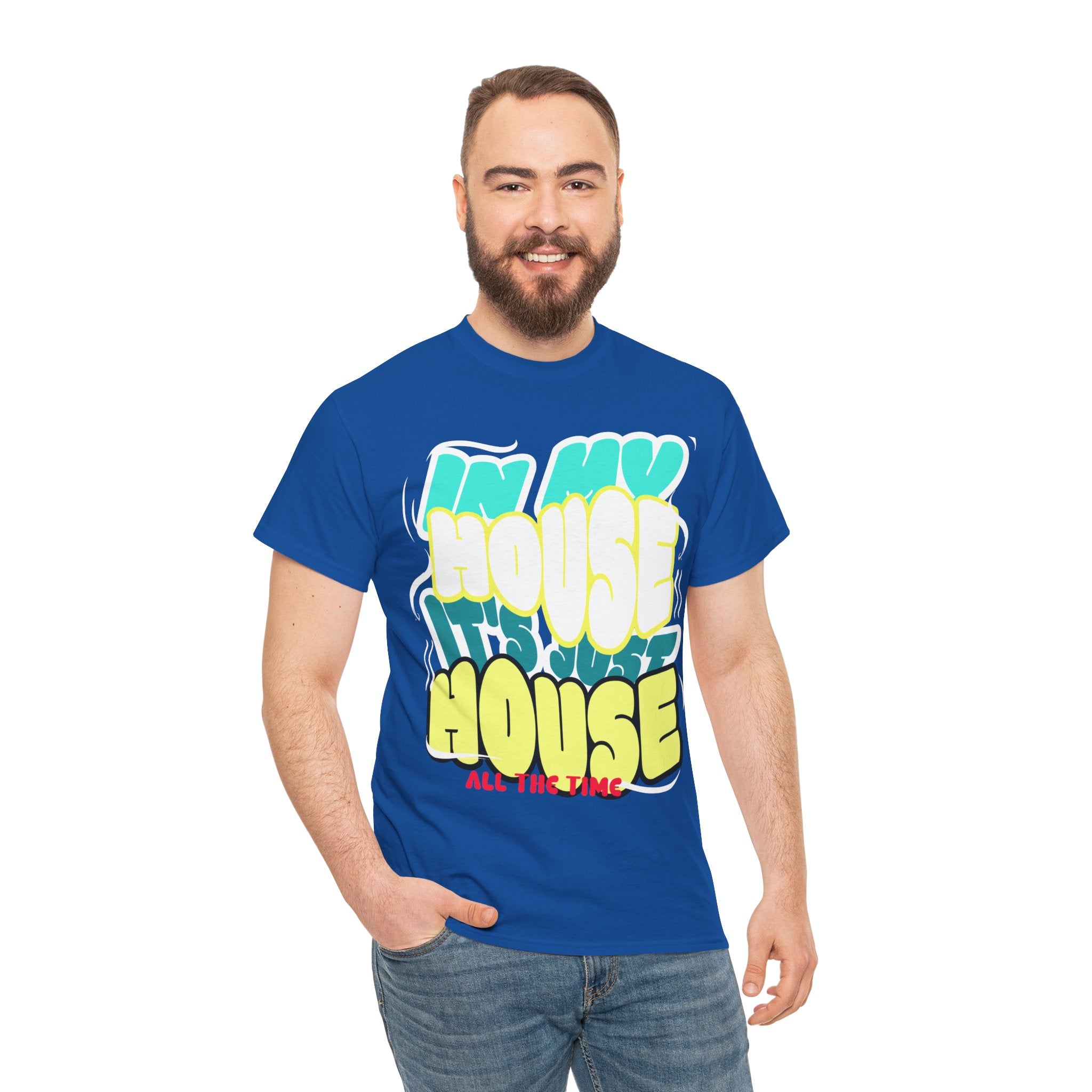 "In My House" Retro DJ House Music Tee