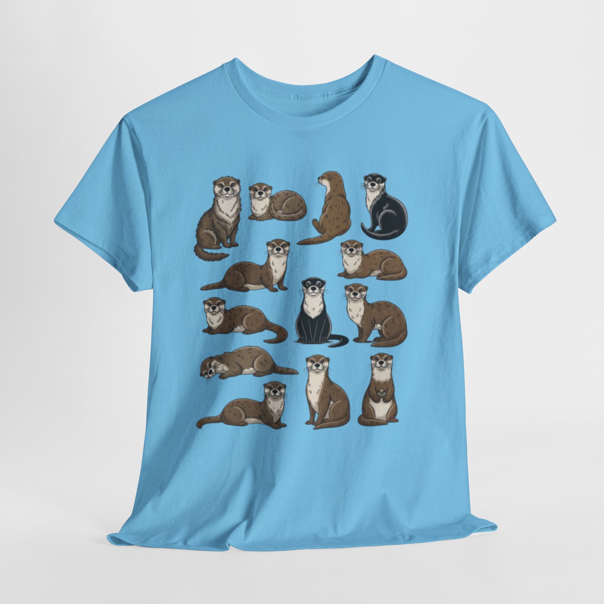 Cute Otter Illustration Tee