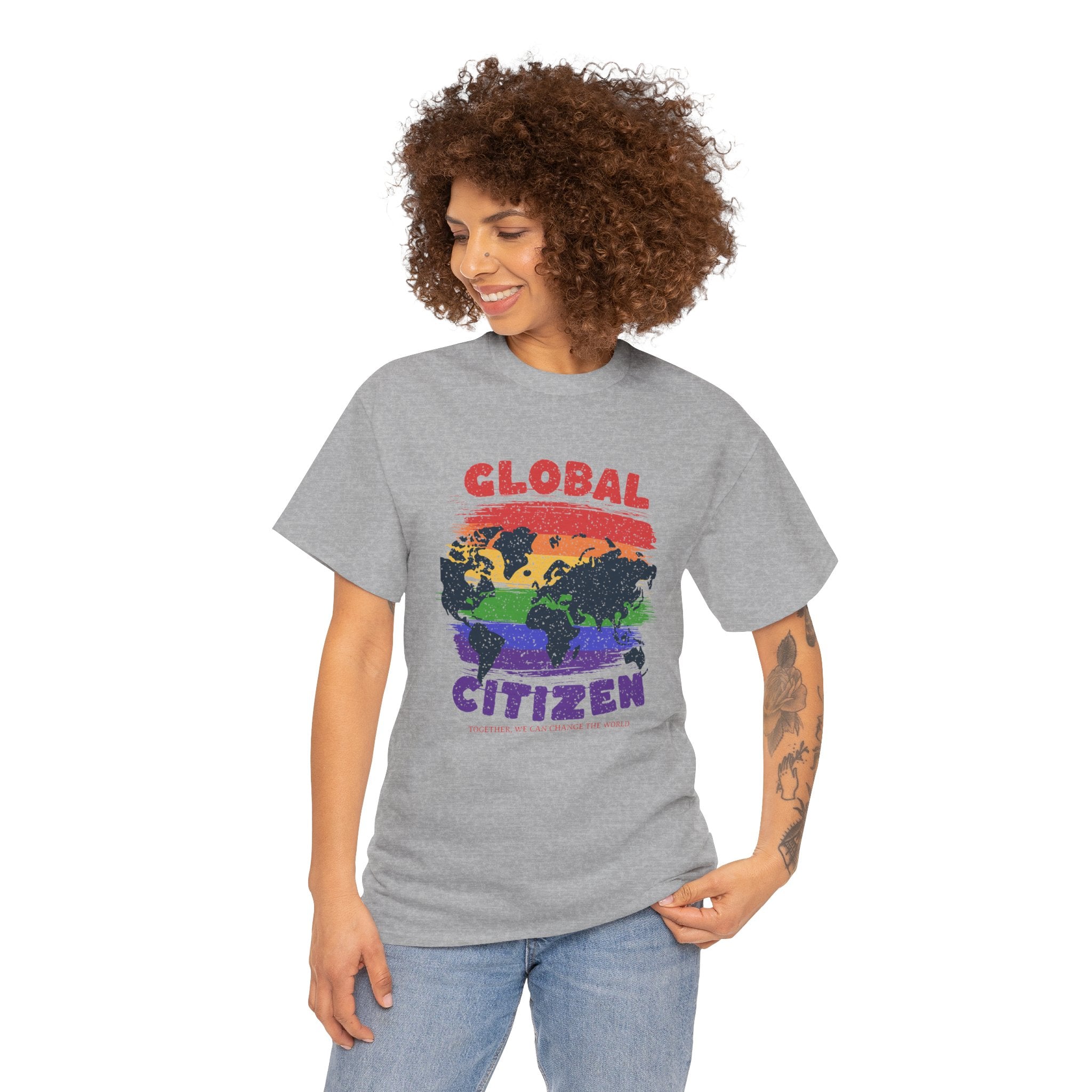 Global Citizen Rainbow Tee