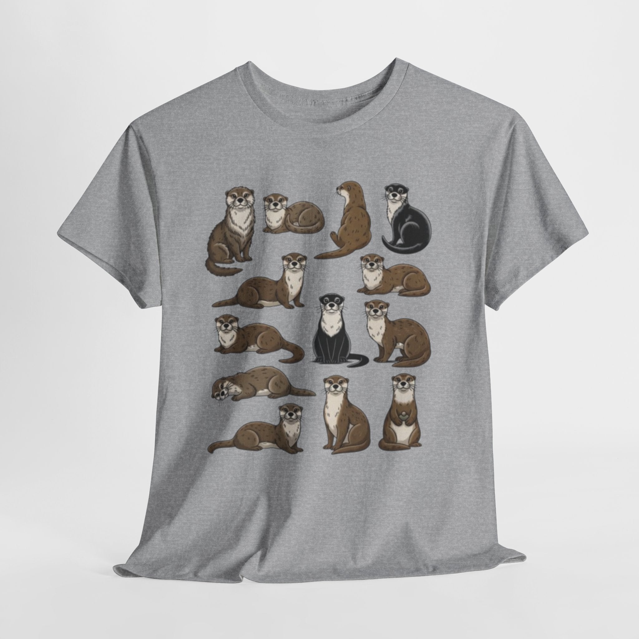 Cute Otter Illustration Tee