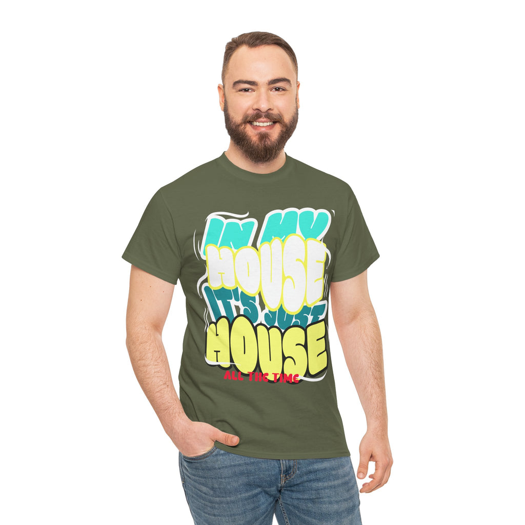 "In My House" Retro DJ House Music Tee