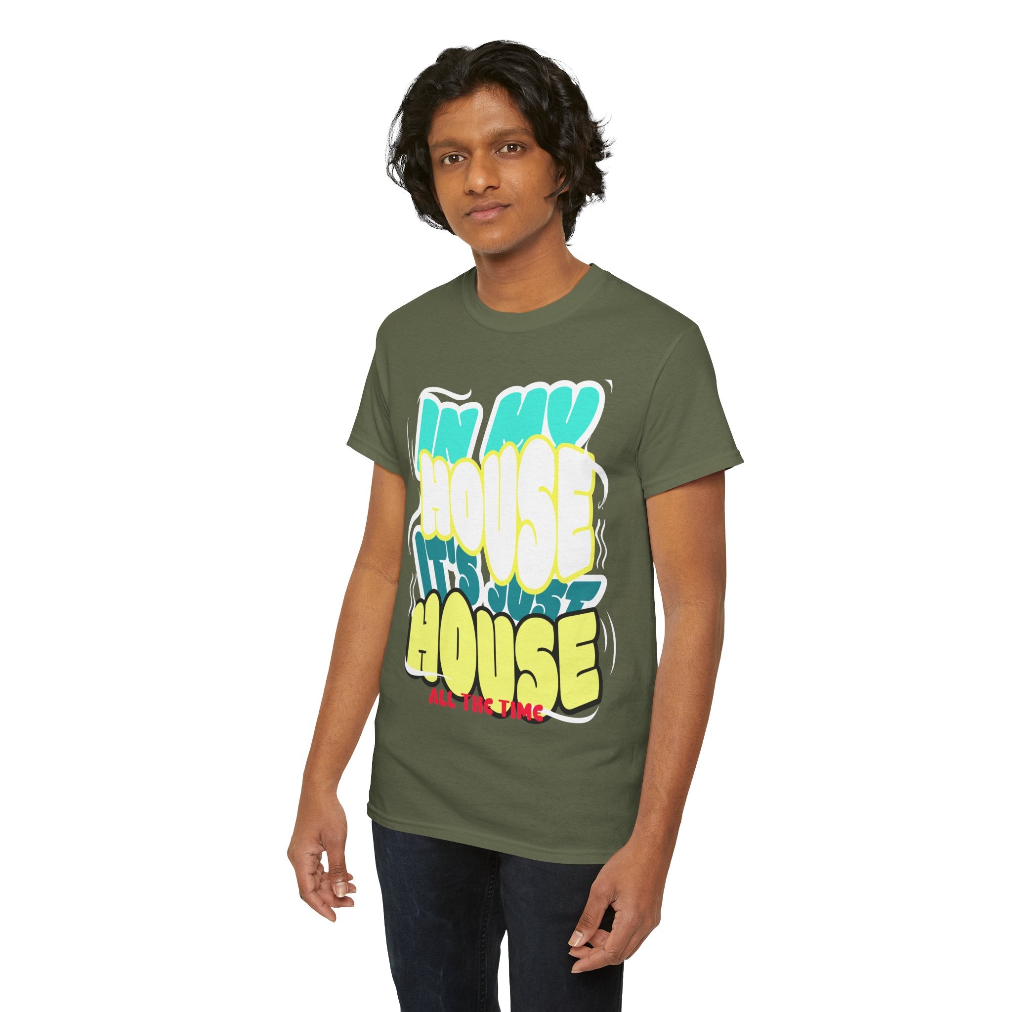 "In My House" Retro DJ House Music Tee