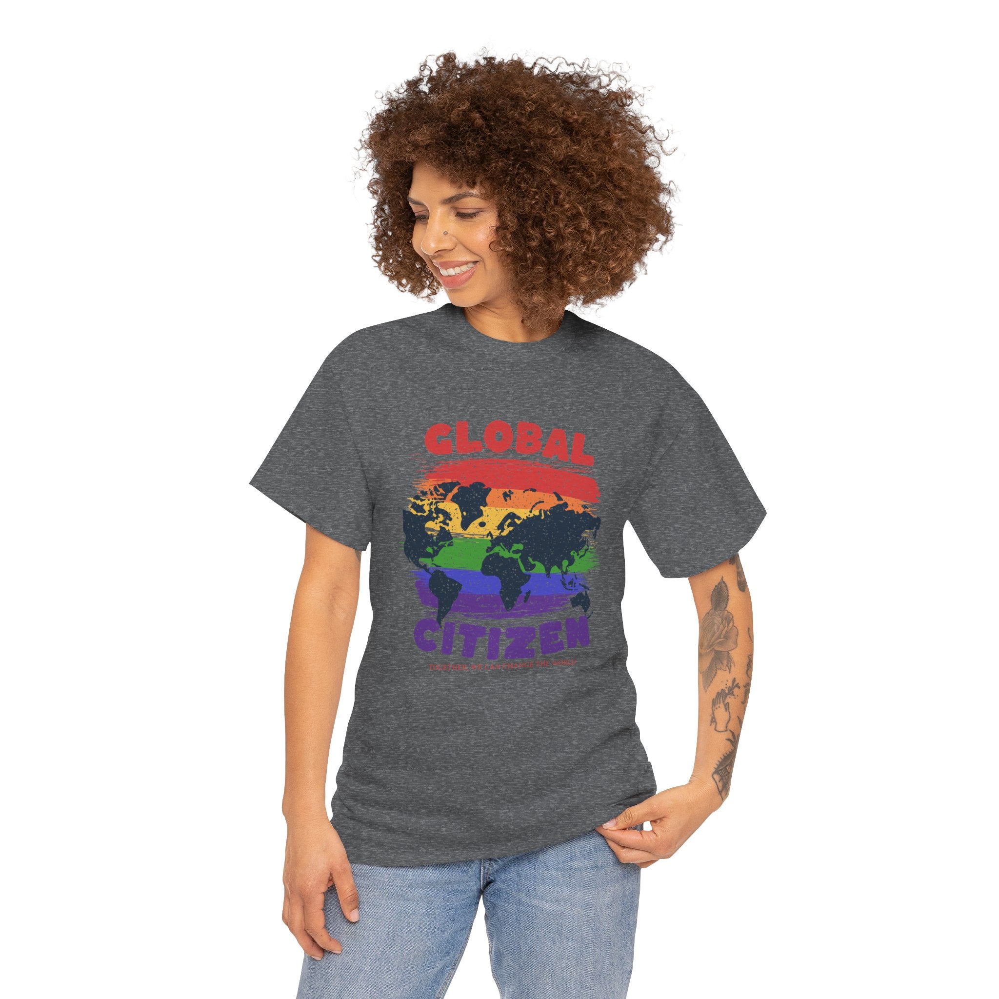 Global Citizen Rainbow Tee