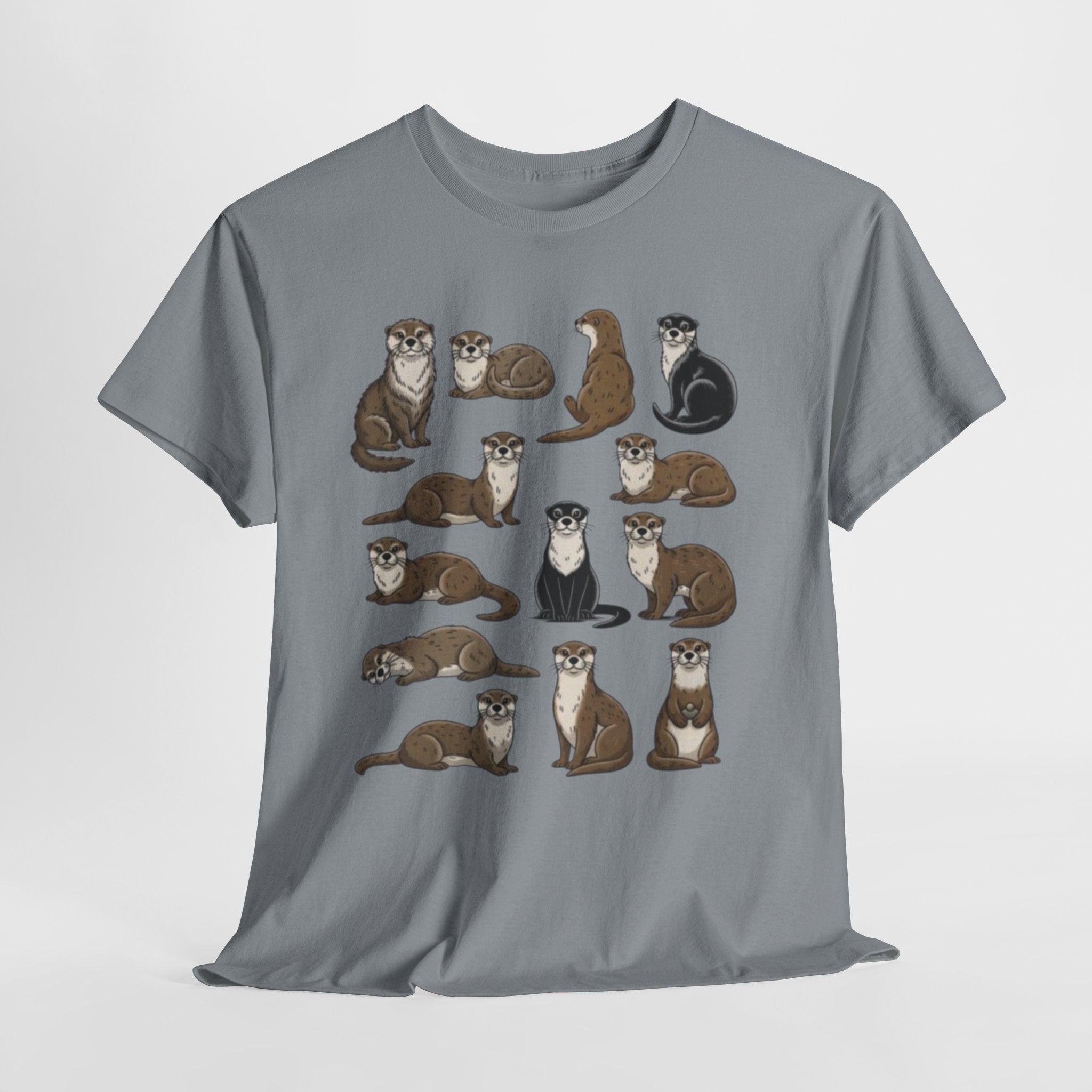 Cute Otter Illustration Tee