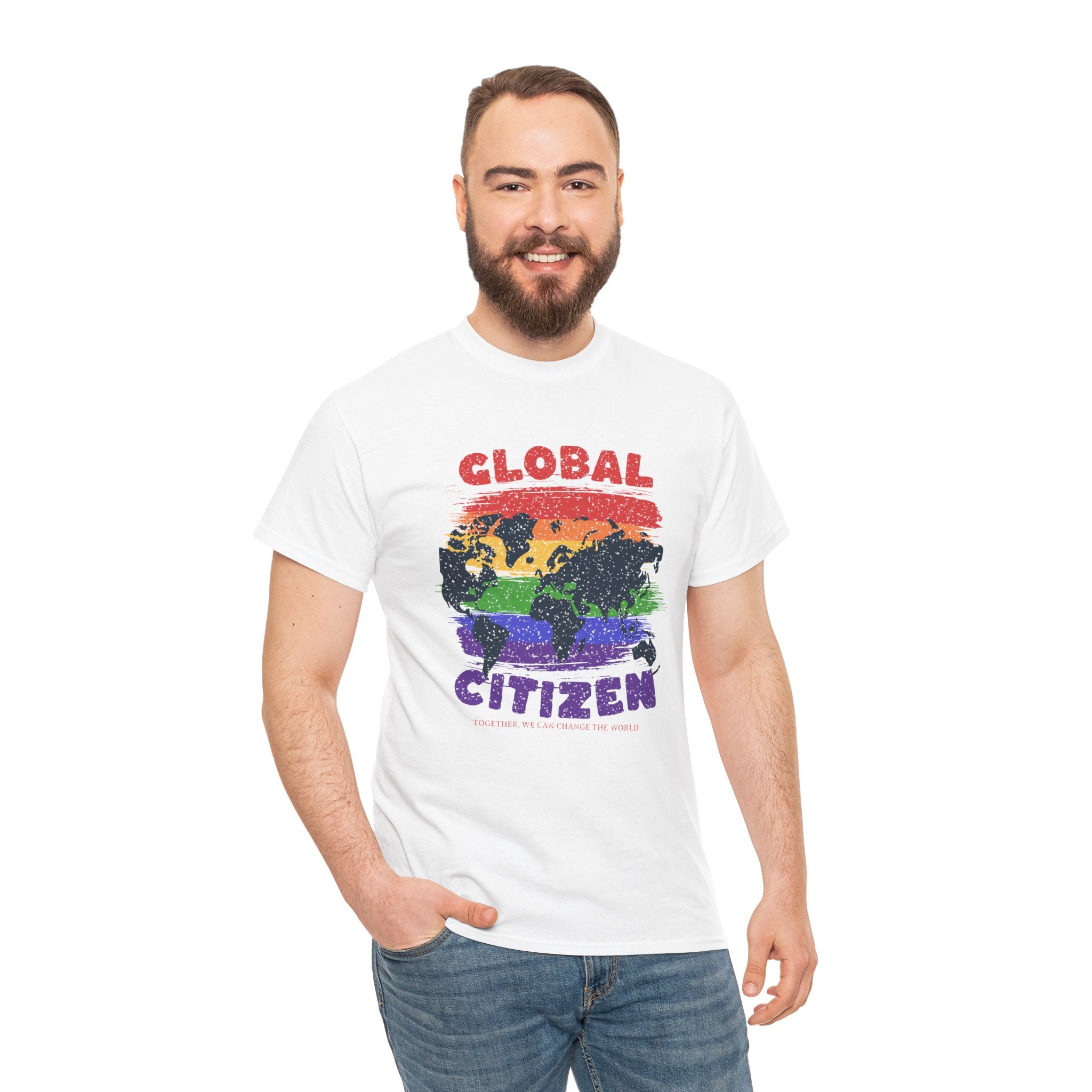Global Citizen Rainbow Tee