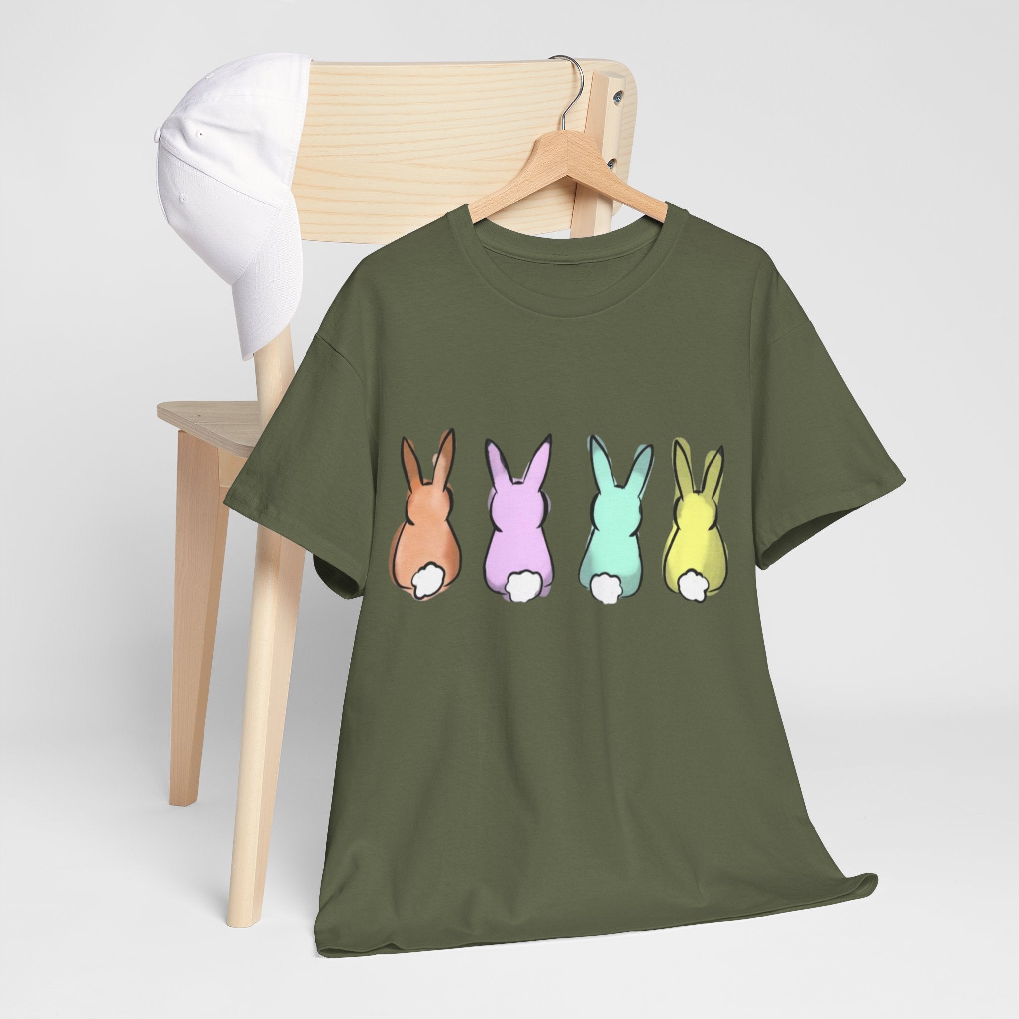 Easter Pastel Bunny Butt T-Shirt