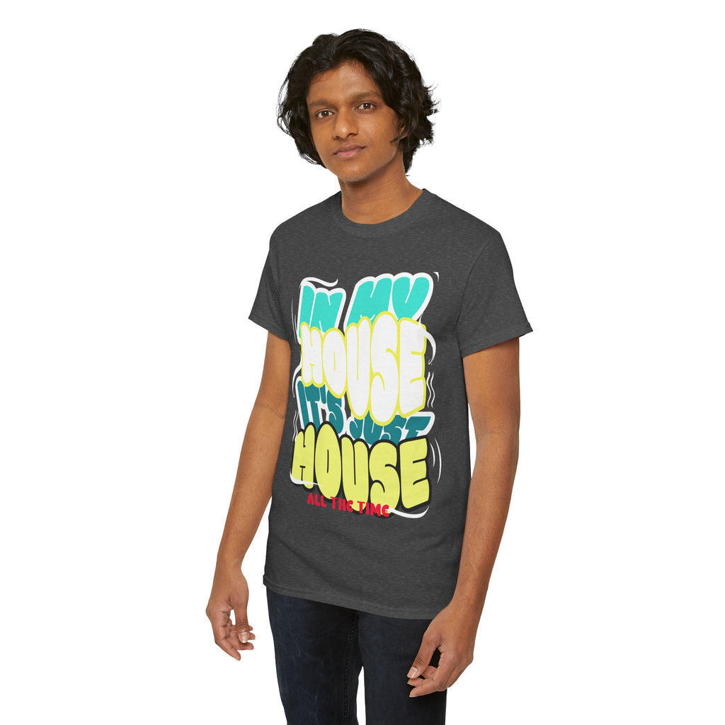 "In My House" Retro DJ House Music Tee
