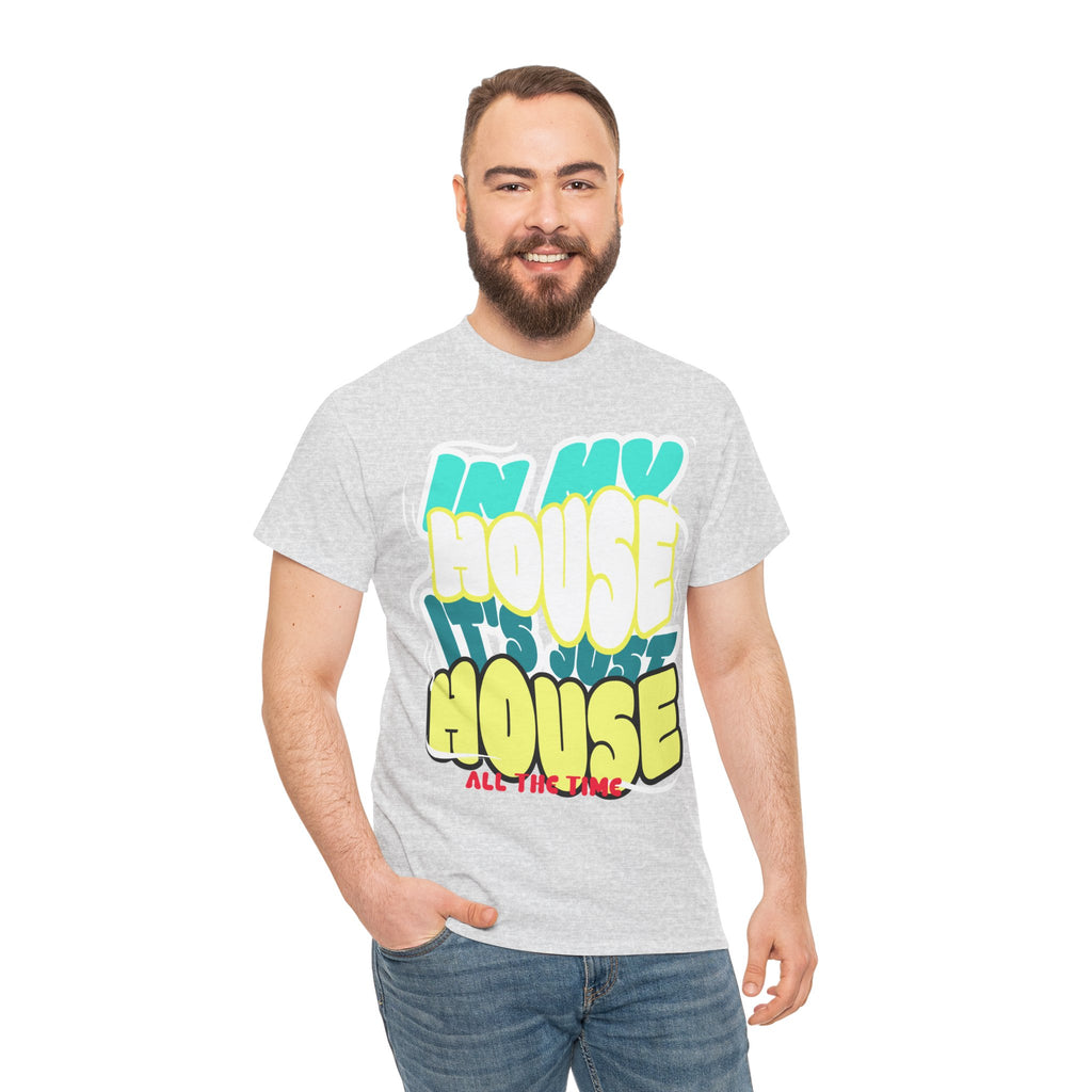 "In My House" Retro DJ House Music Tee