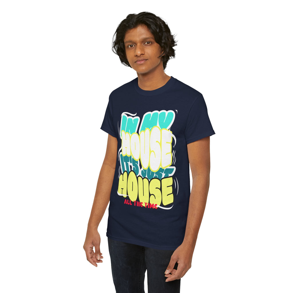 "In My House" Retro DJ House Music Tee