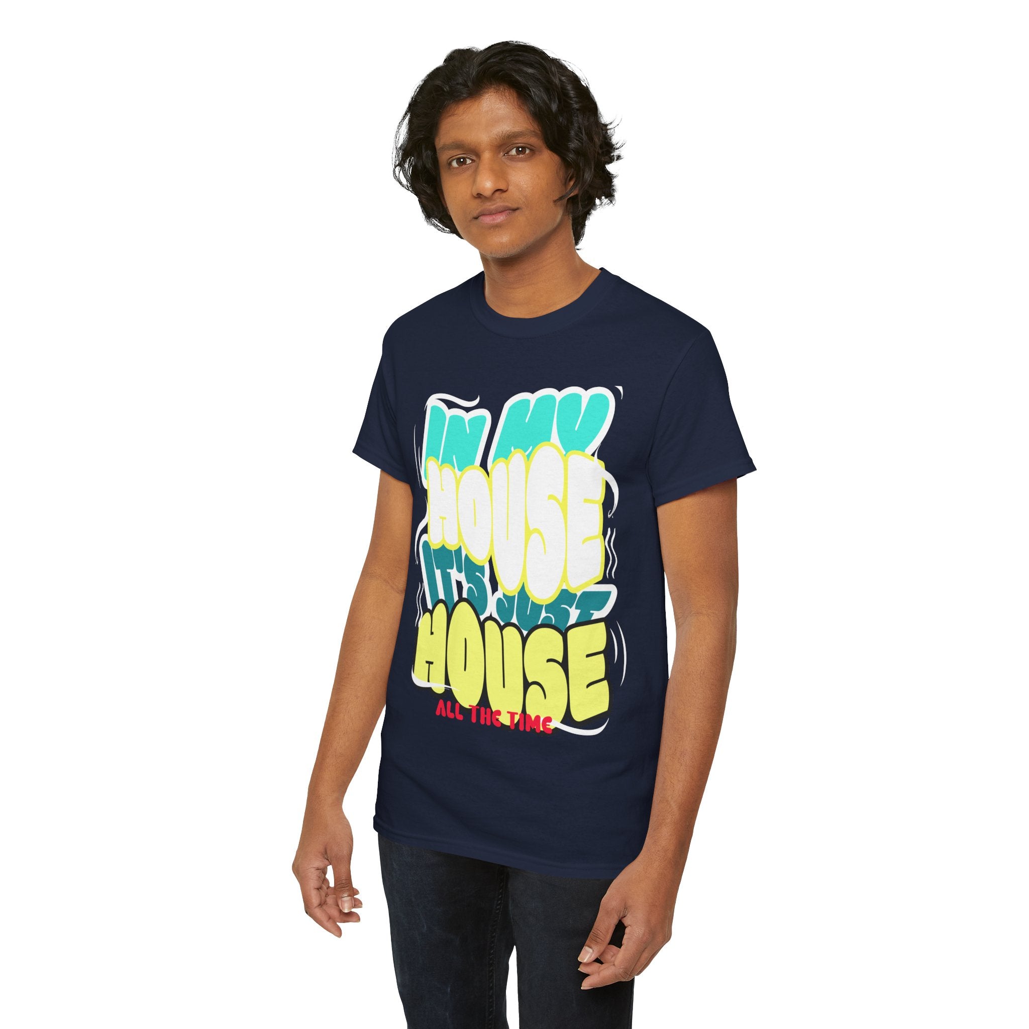 "In My House" Retro DJ House Music Tee