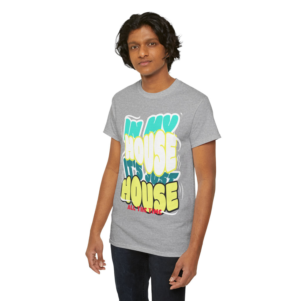 "In My House" Retro DJ House Music Tee
