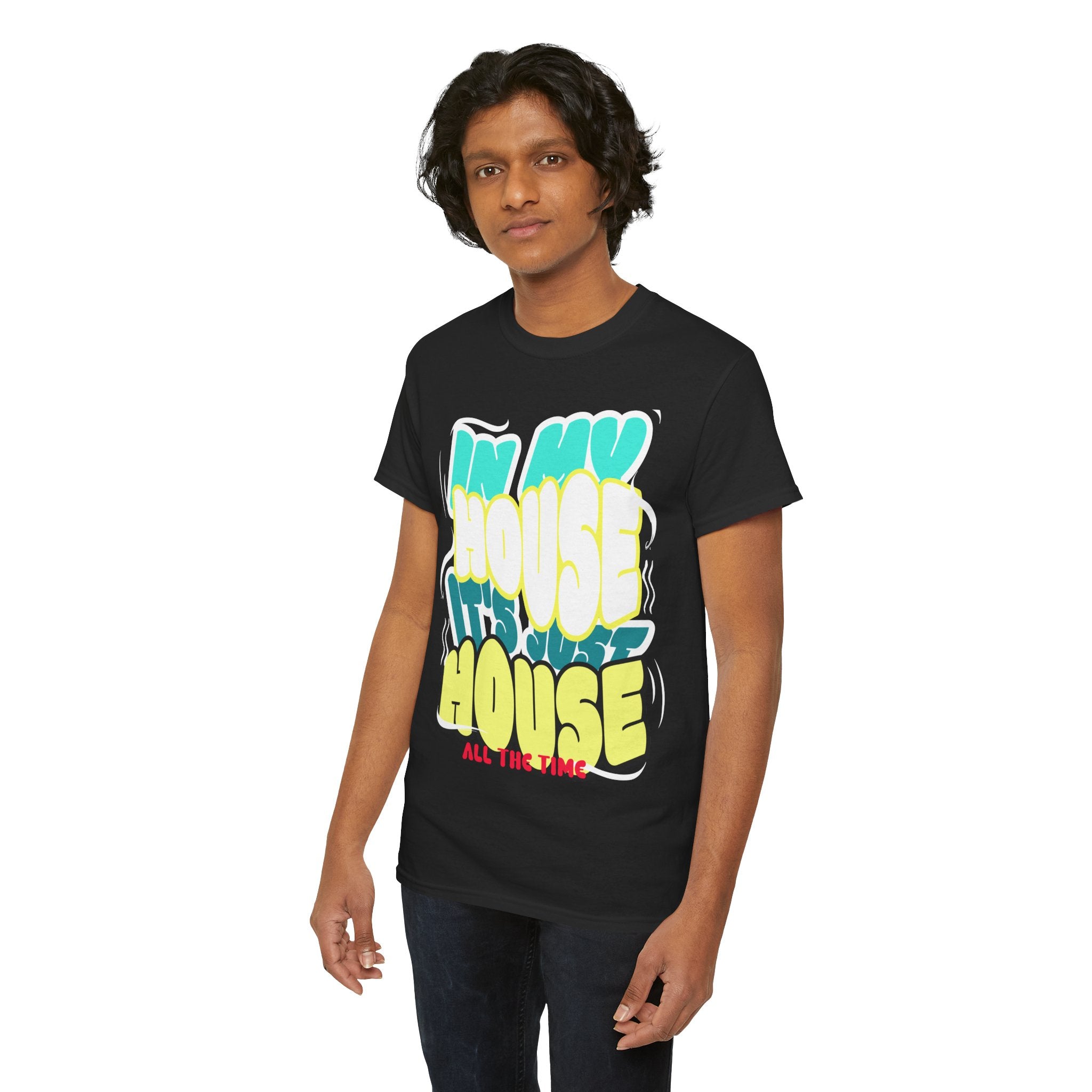 "In My House" Retro DJ House Music Tee