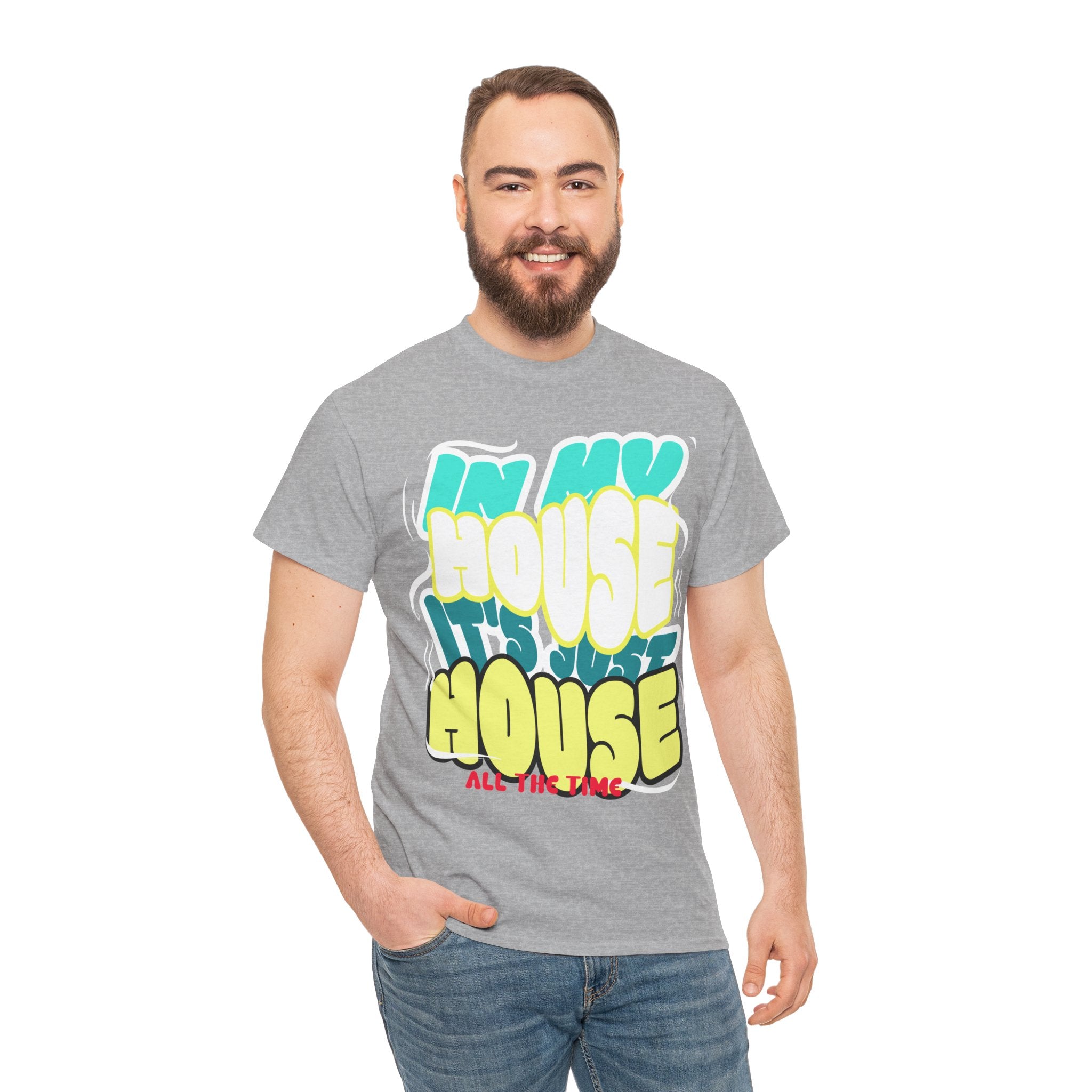 "In My House" Retro DJ House Music Tee