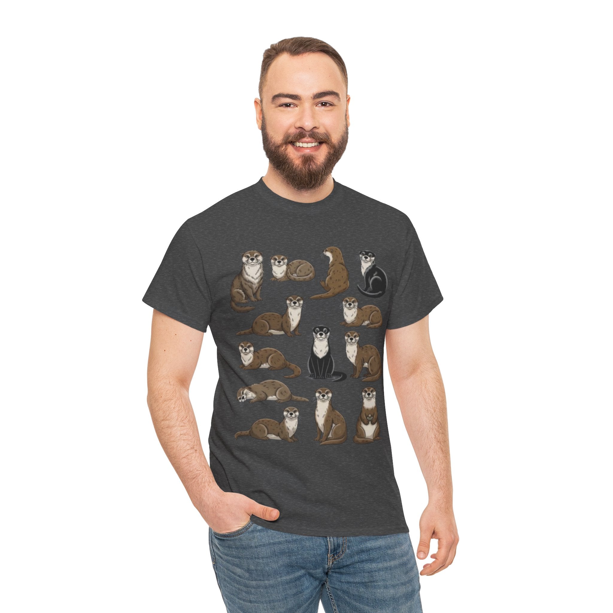 Cute Otter Illustration Tee
