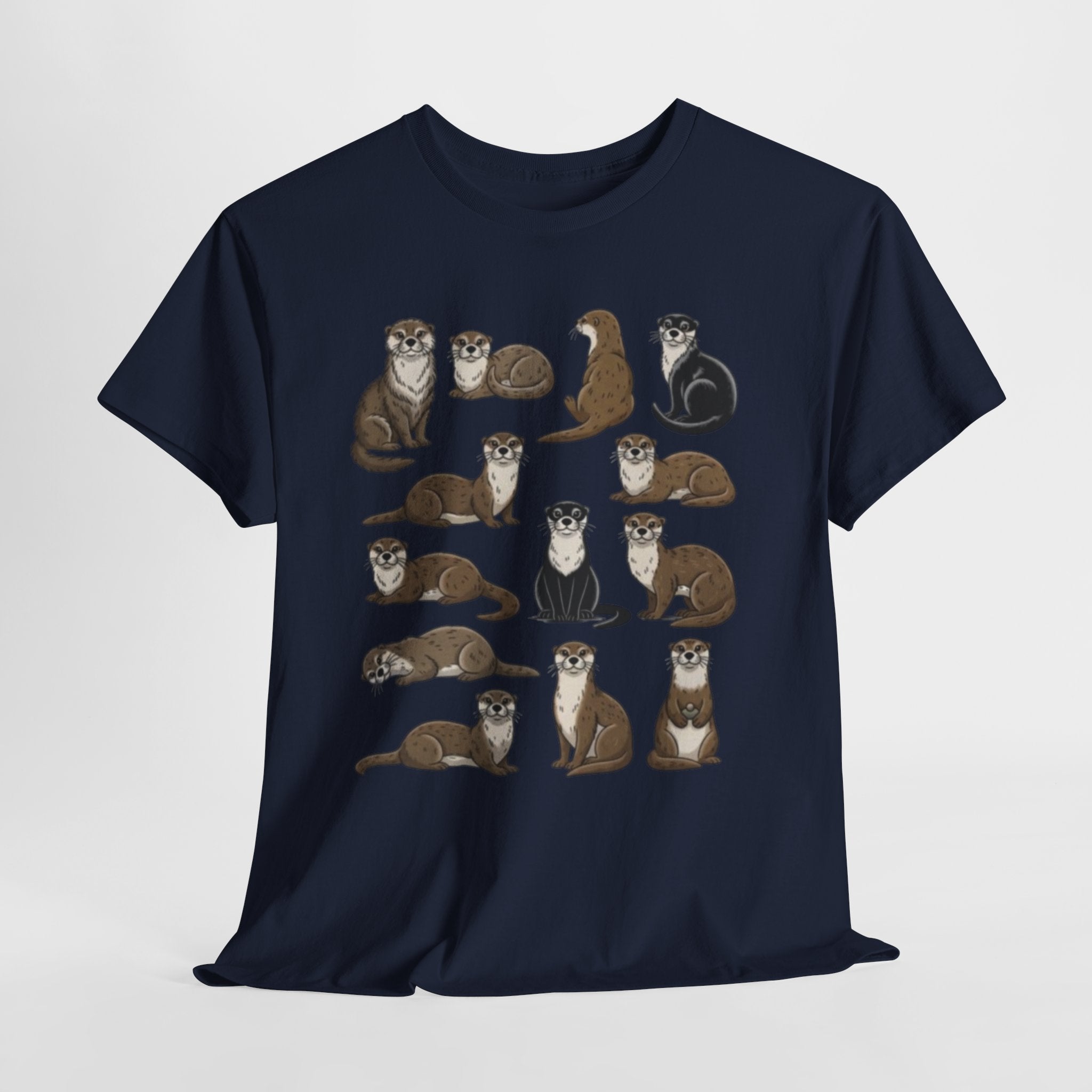 Cute Otter Illustration Tee
