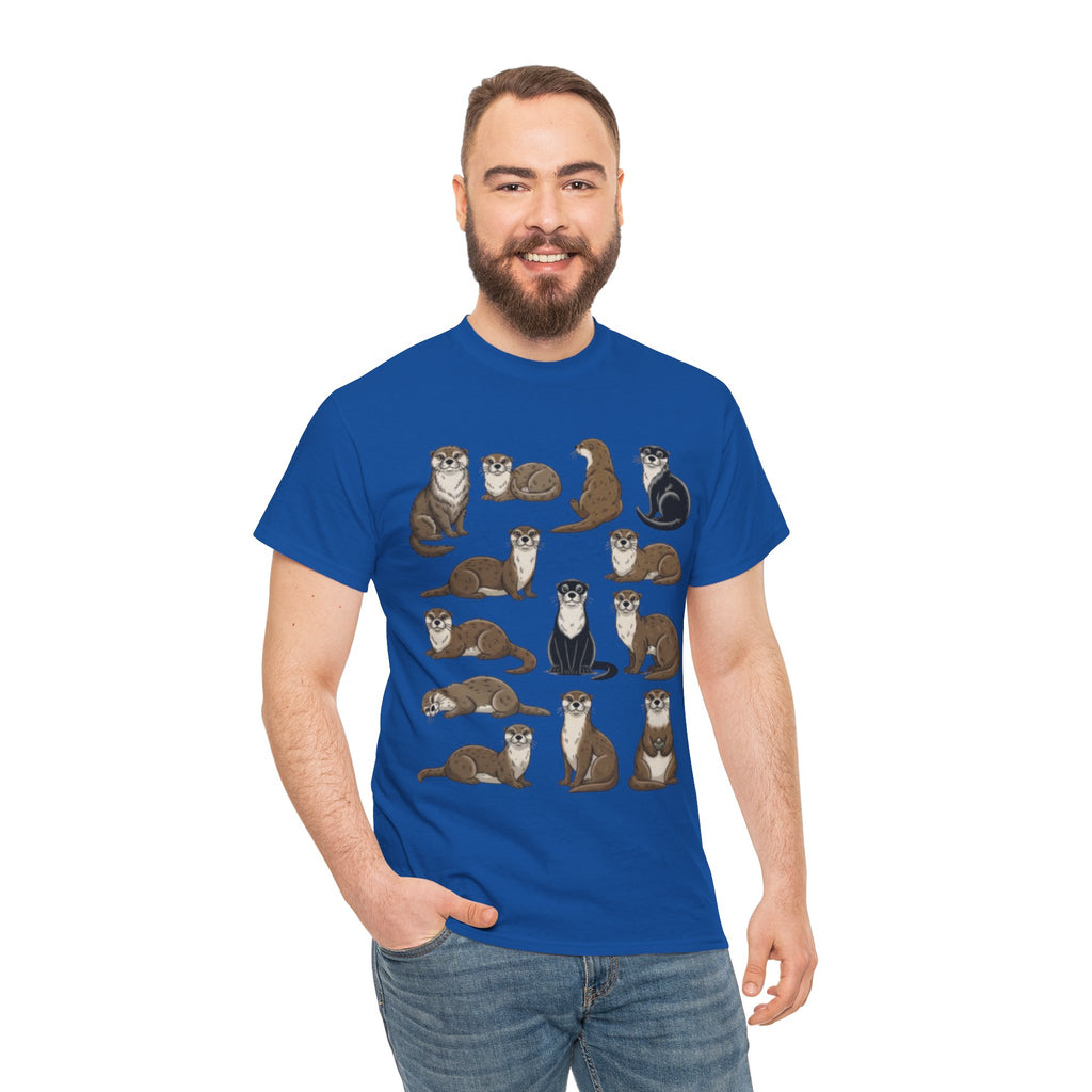 Cute Otter Illustration Tee