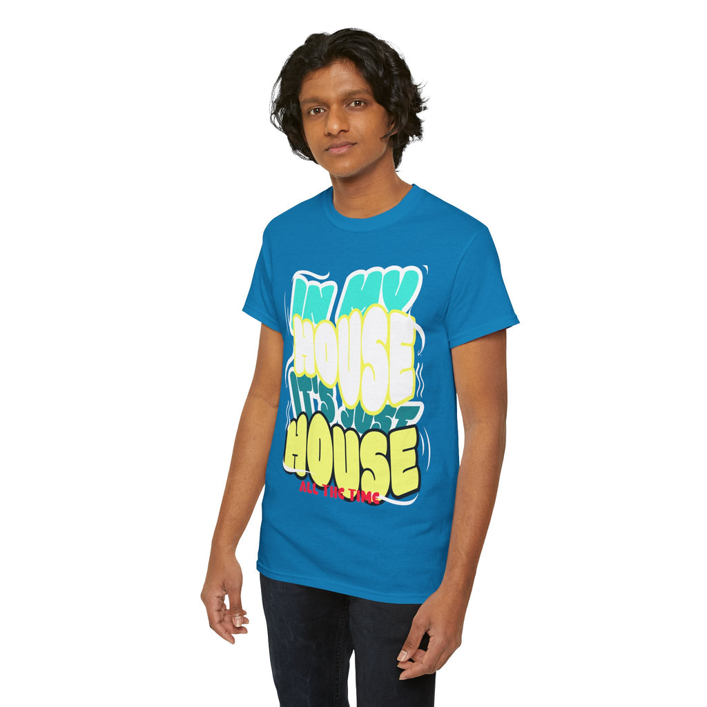 "In My House" Retro DJ House Music Tee