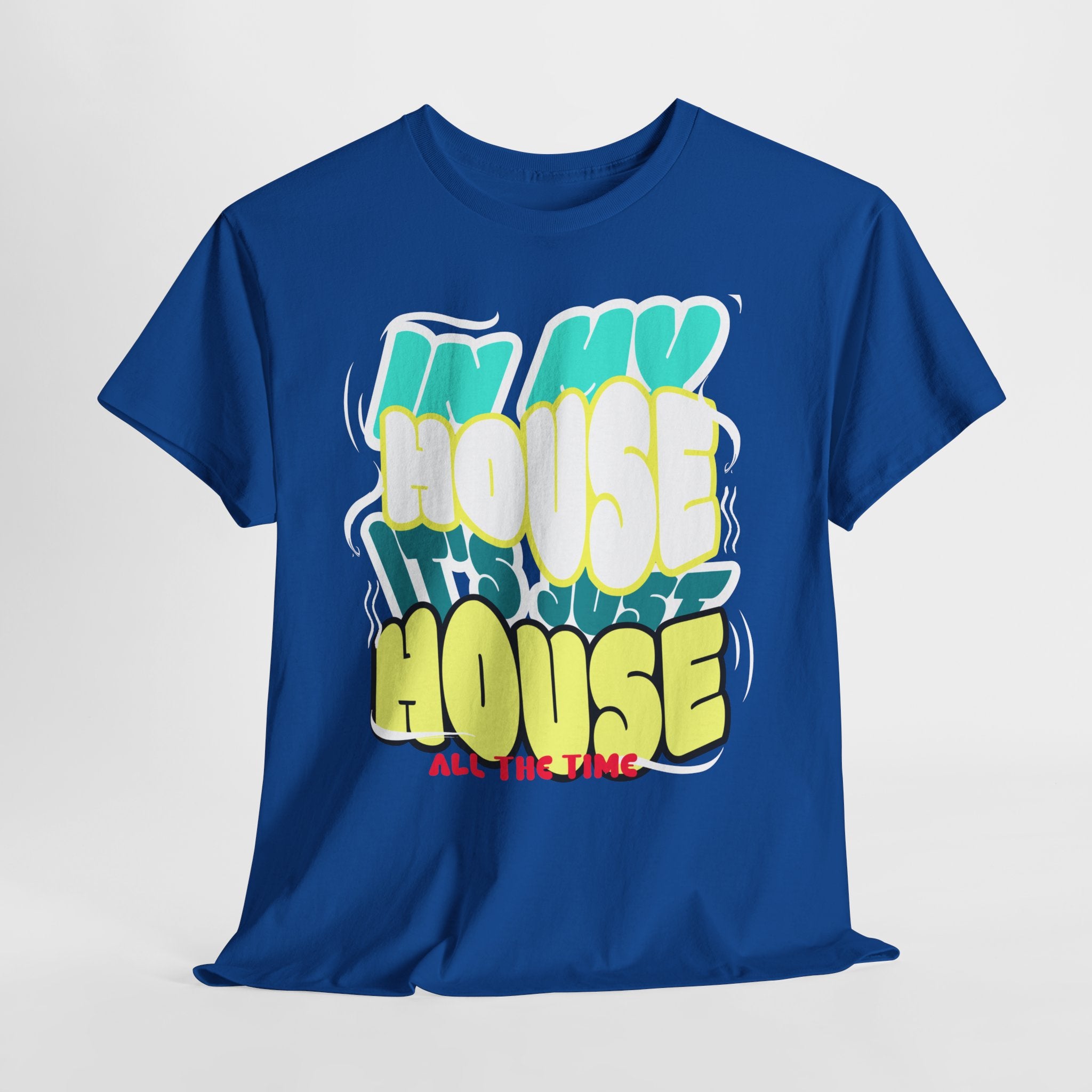 "In My House" Retro DJ House Music Tee